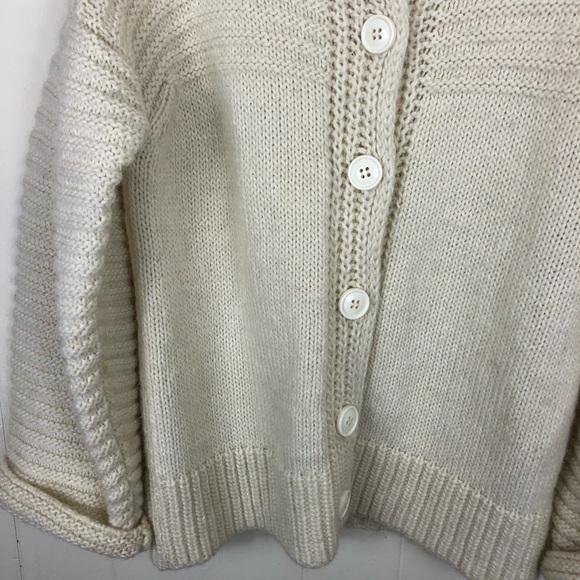 Benetton Wool Mohair Chunky Knit Sweater Sz M - Picture 3 of 16